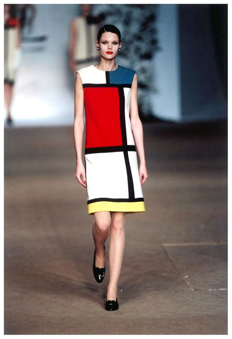 yves saint laurent piet mondrian dress